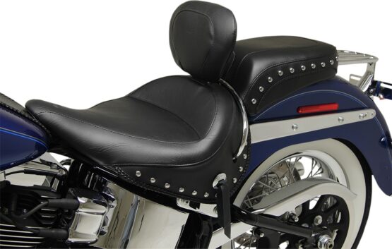 Wide Studded Naugahyde Pillion Pad - Image 2