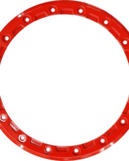 Raceline Podium 14in Beadlock Ring Red Replacement for 16 Hole Wheel