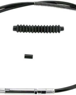 Barnett High-Efficiency Black Vinyl Clutch Cable +6in For Harley FXR4 FXSTSB