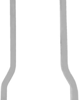 Drag Specialties Square Sissy Bar Chrome 11.10in x 6.69in For Harley Dyna