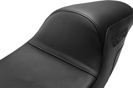 Step-Up Lattice Stitched Carbon Fiber 2-Up Seat - Black - Image 2