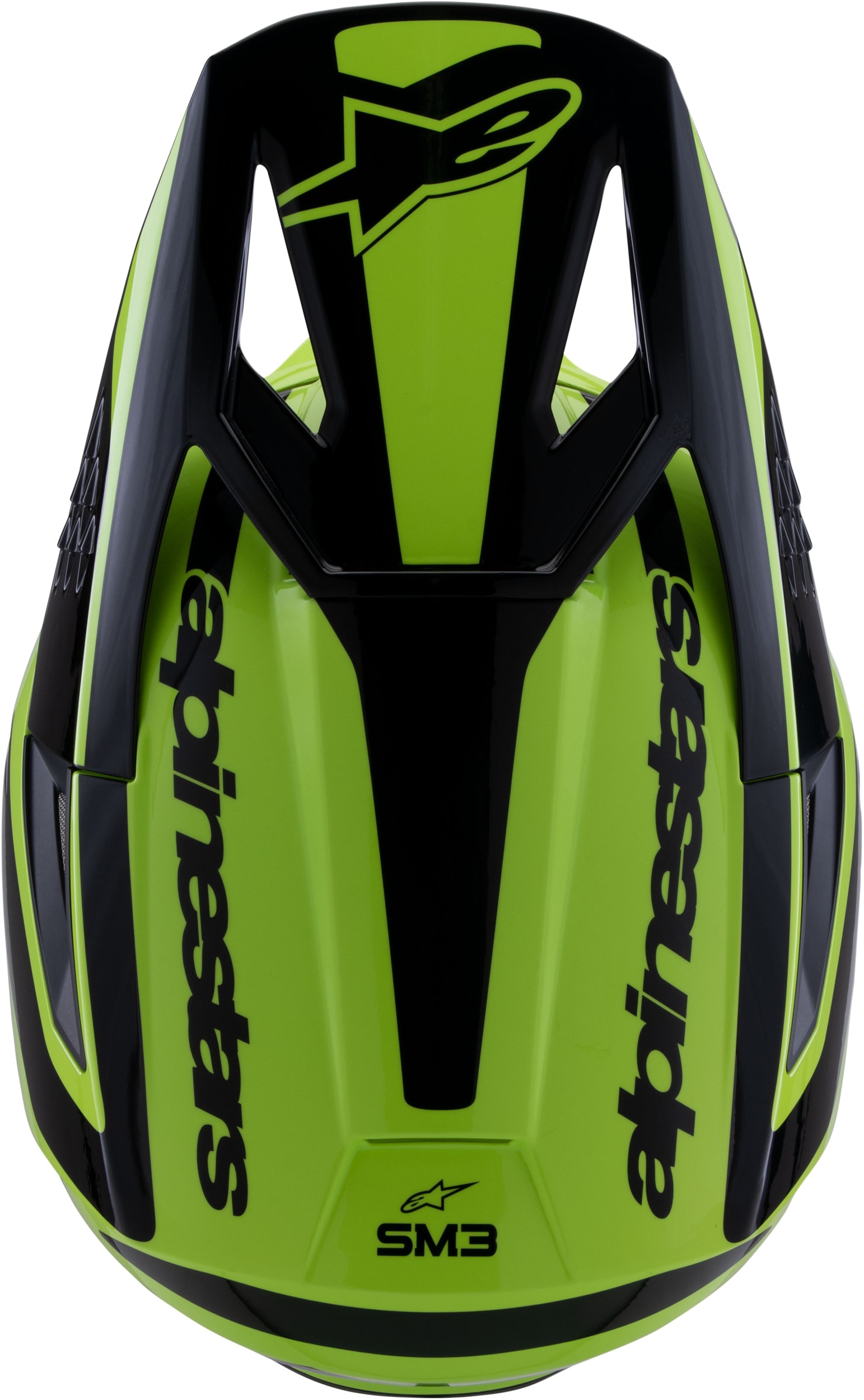 Alpinestars SM3 Heat Helmet Yellow Fluo/Black XL - Image 4