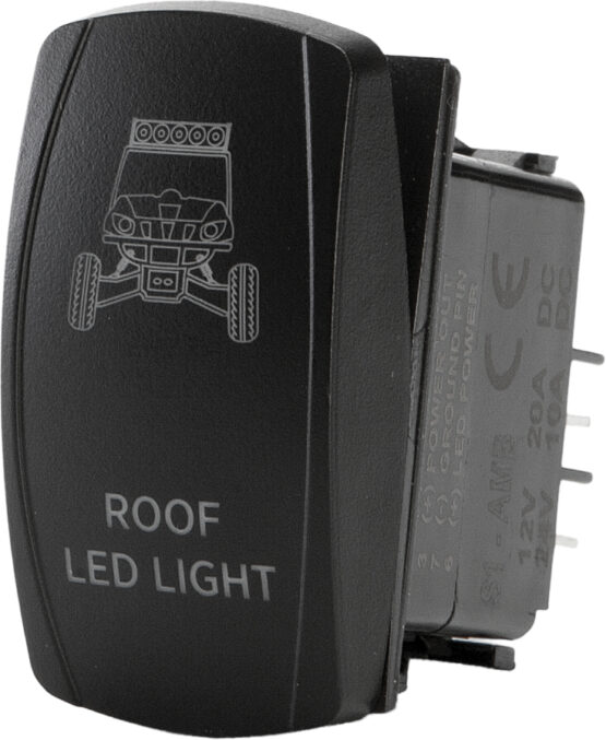 "Roof LED Light" Illuminated Rocker Switch