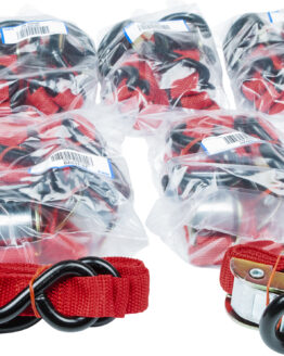 Fire Power 1 Inch Tie-Downs Red 10 Pairs