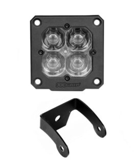 XKGLOW 20W Flush Mount LED Cube Spot Beam Light Kit w/ RGB 2pc