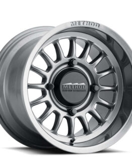 Method MR411 Bead Grip 15x7 5x4.5 Gloss Titanium Wheel