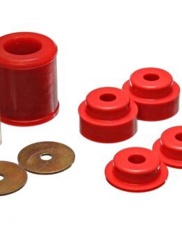 Red Rear Differential Bushing by Energy Suspension Fits 02-09 350Z / 03-07 G35