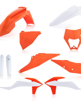 Acerbis Full Plastic Kit KTM 150-500 EXC-F/XC-W/XCF-W 20-23 Orange White