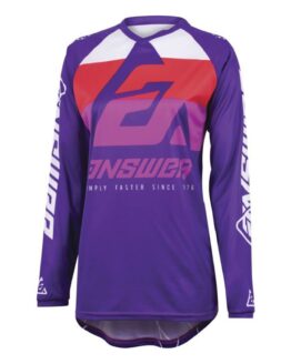 23 Syncron CC Jersey Purple/White/Red Womens - Medium