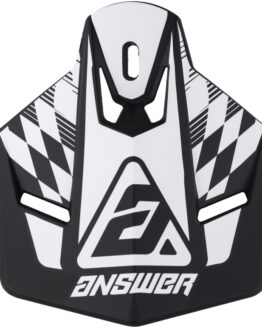 Answer AR1 Sweep Visor Black/White