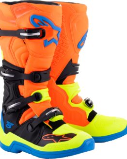 Tech 5 Boots Orange/Flou Yellow/Blue SZ 8