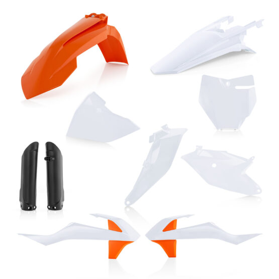 Full Plastic Kit - White/Orange/Black Original 2021