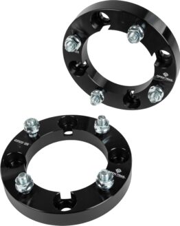Open Trail Wheel Spacer 1in 4/137 12MM x 1.5MM Stud Black Pair