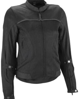 Women's Aira Mesh Riding Jacket Black Medium