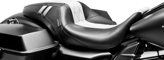 Outcast Double Diamond Seat Black/White