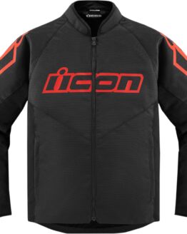 ICON Hooligan Jacket Men's Small Black/Red