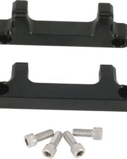 Driver Floorboard Brackets - Black