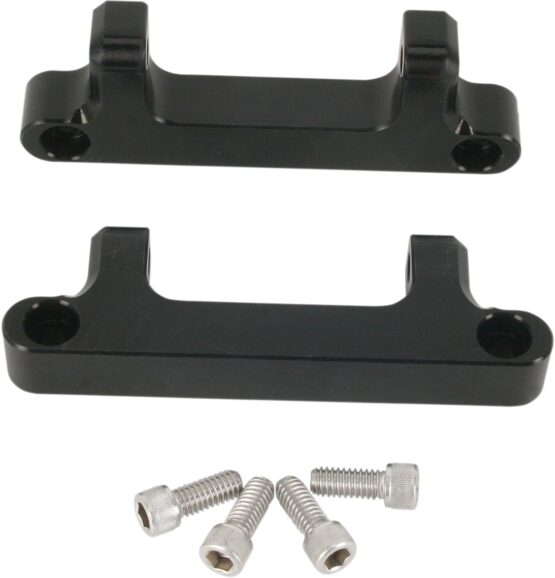 Driver Floorboard Brackets - Black