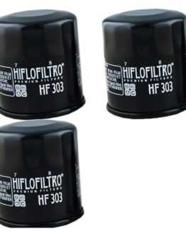 HF303 Oil Filter - Black - 3 Pack