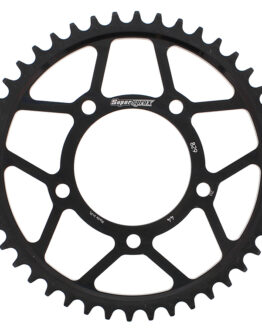 Supersprox Steel Rear Sprocket 44T Black 530 Chain Fits Suzuki