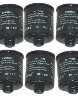 HF197 Oil Filter - Black - 6 Pack
