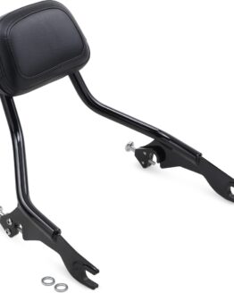 Cobra Detachable Short Backrest Black Fits FLH/FLT 2009-2022