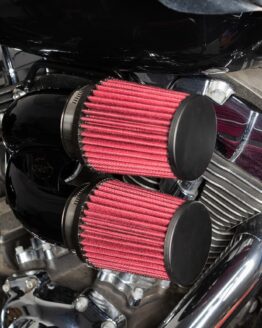 S&S Tuned Induction Air Cleaner Kit Black Fits 2008-2017 Models