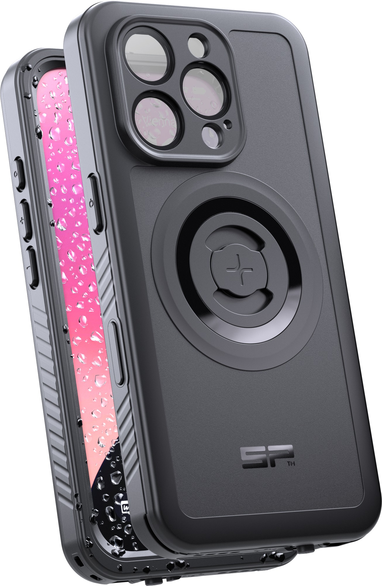 SP CONNECT Xtreme SPC+ Case Black for iPhone 16 Pro - Image 4
