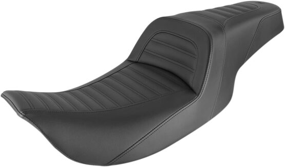 Slim Pleated 2-Up Seat Black Gel