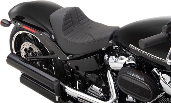 EZ Mount Scorpion Stitched Vinyl Solo Seat Black Low