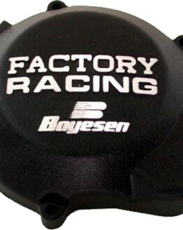 Boyesen Spectra Factory Ignition Cover Black Aluminum Fits 90-04 Kawasaki KX250