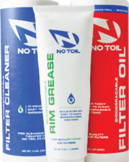 Air Filter Maintenance Kit - Cleaner, Oil, & Rim Grease