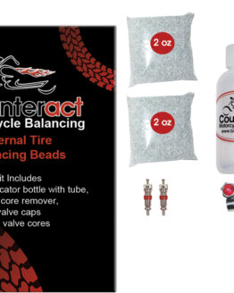Counteract DIY Tire Balancing Bead Kit 2x1oz with Installation Tools