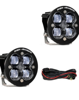 Squadron R SAE LED Spot Light - Clear - Pair