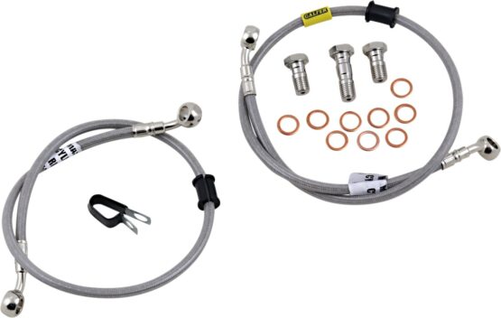 Stainless Steel Front 2-Lines Brake Line Kit