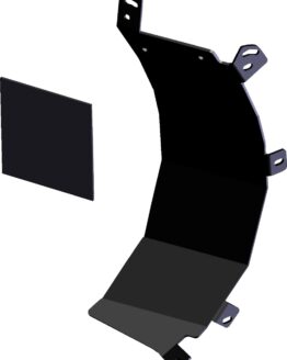 KFI Poly Plow Tapered Side Shield Passenger Side For Pro-Poly Blades