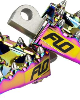 FLO Motorsports Moto Style Footpeg Set Jet Fuel 2x3.125 in Harley Davidson