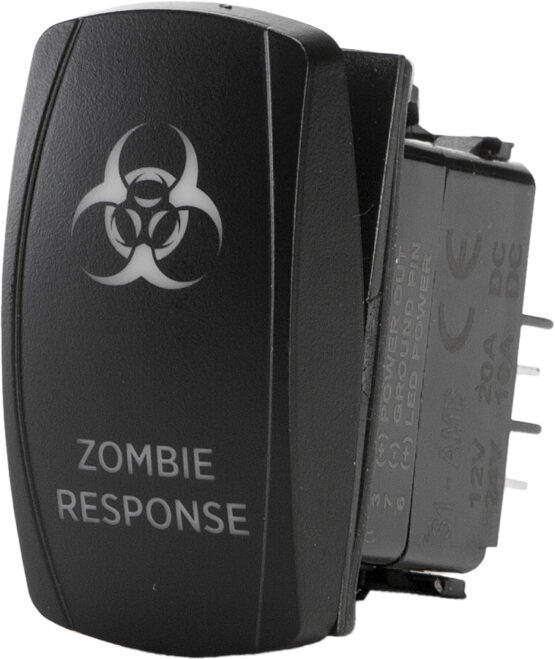 "Zombie Response" Illuminated Rocker Switch