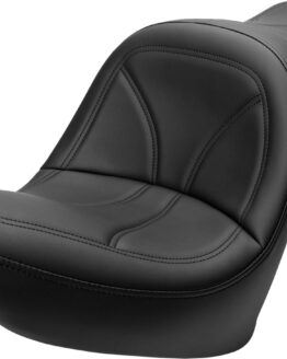 Saddlemen King 2-Up Seat Black For Harley-Davidson Softail Models