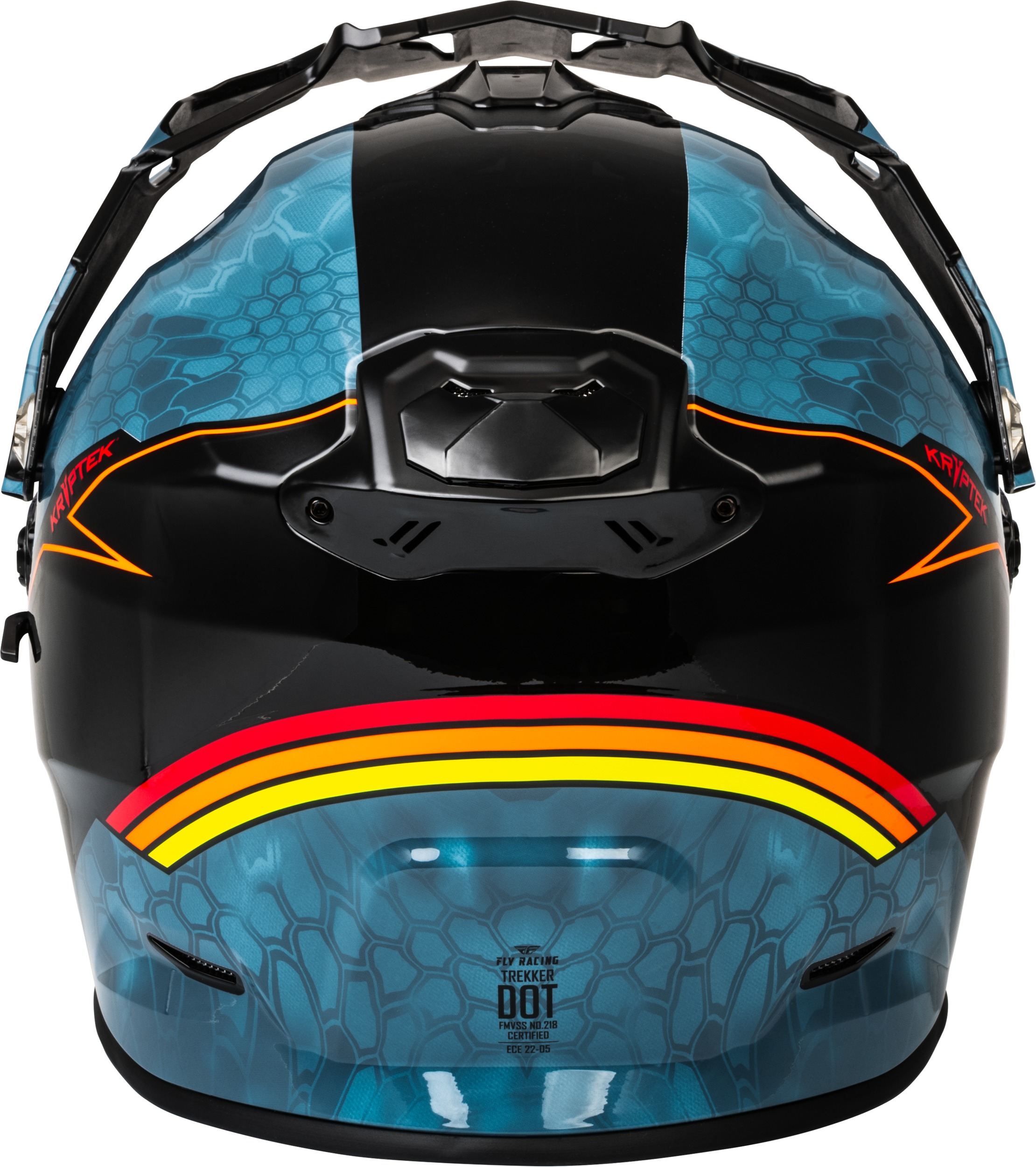 Fly Racing Trekker CW Conceal Helmet 2X Slate/Black/Red Dual Shield - Image 3