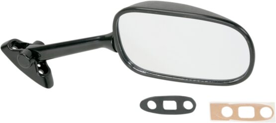 Right Mirror Replacement - Black - Replaces Suzuki 56500-16G00