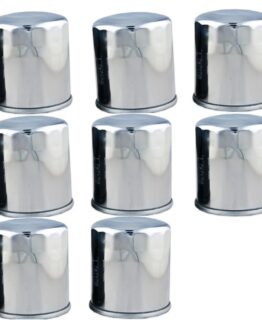 HF303C Oil Filter - Chrome - 8 Pack