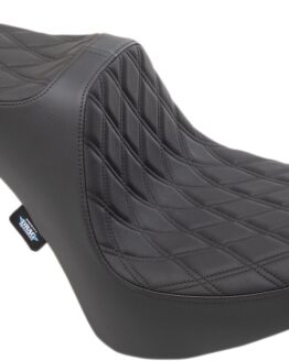 Predator Double Diamond Vinyl 2-Up Seat - Black