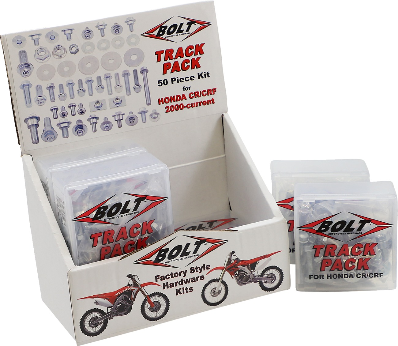 BOLT Honda CR/CRF Track Pack 6 Pack Assortment - Image 3