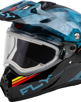 Fly Racing Trekker CW Conceal Helmet Slate/Black/Red Medium