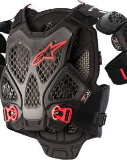 Alpinestars A-6 Chest Protector M/L Black Red Anthracite Adult
