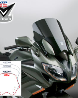 Dark Smoke Vstream Sport Windscreen