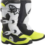 Tech 3S Boots Black/White/Yellow Size 8