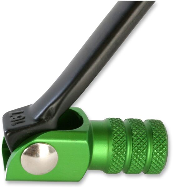 Anodized Forged Folding Shift Lever Black/Green - Image 4