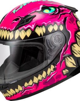 GMAX Youth GM-49Y Drax Full-Face Helmet Pink Medium